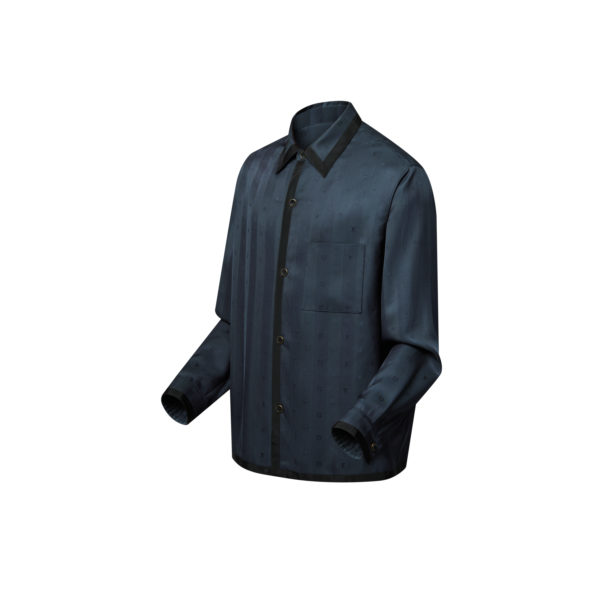 モノグラム シルクブレンド パジャマシャツ  メンズ ウェア(洋服) (製品ズーム)